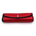thumbnail image 4 of Womens Rhinestone Studded Oval Cat Eye Reading Glasses with Hard Case Red +2.5, 4 of 4