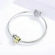 thumbnail image 3 of 925 Sterling Silver Angel Devil Crystal Charm Charm Compatible With Pandora, 3 of 4