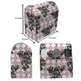 thumbnail image 5 of Grapes Lounger Chair Bag, Sketchy Fruit Drawn by Hand on a Background of Squares, High Capacity Storage with Handle Container, Lounger Size, Pink Grey, by Ambesonne, 5 of 5