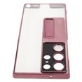 thumbnail image 3 of Funda de teléfono galvanizada resistente a los impactos con soporte transparente para S23 Ultra, 3 of 15