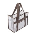 thumbnail image 4 of Mesh Beach Bag, Space Saving Shell Holding Bag Wide Opening Multifunctional  For Outdoor Travel S,M,L, 4 of 8