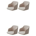 thumbnail image 3 of ZheElen 2pack/lot Quick Installation Chair Covers For Instant Room Upgrade High Elastic Polyester Curved Stretchy Chair Cover Light Khaki 2Set, 3 of 6