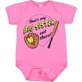 thumbnail image 3 of Inktastic That's My Big Sister out There Softball Boys or Girls Baby Bodysuit, 3 of 5