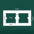 thumbnail image 1 of 86 Type Switch Socket Wall Panel Decorative Frame Cover Wall Switch Bottom Box White Grey PC Switch Surround Plate, 1 of 3