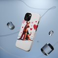 thumbnail image 5 of DistinctInk Tough Case for Apple iPhone 14 (6.1" Screen), Compatible with MagSafe Charging - Valentine's Day Irish Terrier, 5 of 6