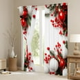 thumbnail image 3 of jejeloiu Happy Christmas Ball Black Out Curtains,Merry Xmas Theme Curtains Pack of 2 (42x63 Each),Happy New Year Bedroom Curtains For Child,Luxury Bedroom Decor, 3 of 6