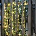thumbnail image 6 of Solar Fairy Lights Outdoor, Vine Lights, Ivy Vines with Fairy Lights, Solar String Lights with Ivy, Solar Plant Vine Lights for Camping Outside Garden Yard Fence Wall, 6 of 7