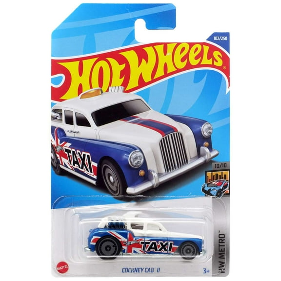 Hot Wheels Cockney Cab II HW Metro 10/10 102/250 - Assorted