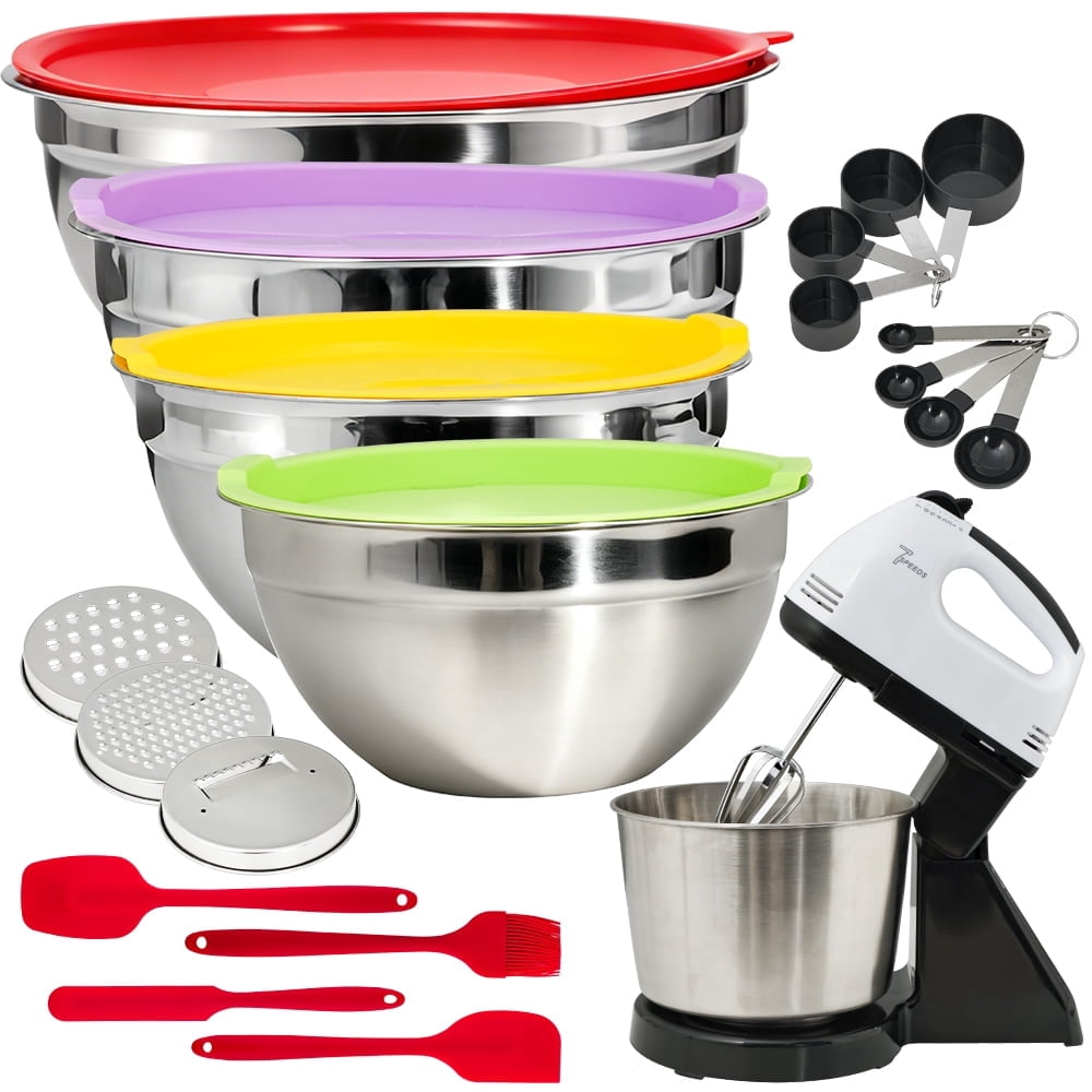 KitchenAid 5-Quart Ceramic Red White Bowl For 4.5 & 5-qt Tilt-Head