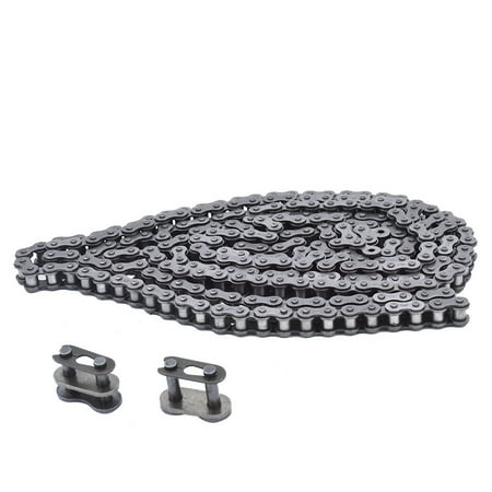 

ALL-CARB 10 Feet 40 Roller Chain with 2 Connecting Links Fit for Motorcycle Bicycle Scooters ATV
