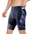 thumbnail image 3 of Pantalones cortos de ciclismo para hombre acolchados en 3D con mallas para montar en bicicleta, medio pantalón de secado rápido Ormromra 221582-6, 3 of 9