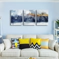 thumbnail image 2 of Busyhead Abstract Mountains 30” x 20” Framed Canvas Art Prints (Set of 3), 2 of 2