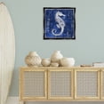 thumbnail image 4 of Stupell Industries Contemporary Rustic Indigo Seahorse Black Floating Frame Canvas Art, 25 x 25, by Paul Brent, 4 of 8