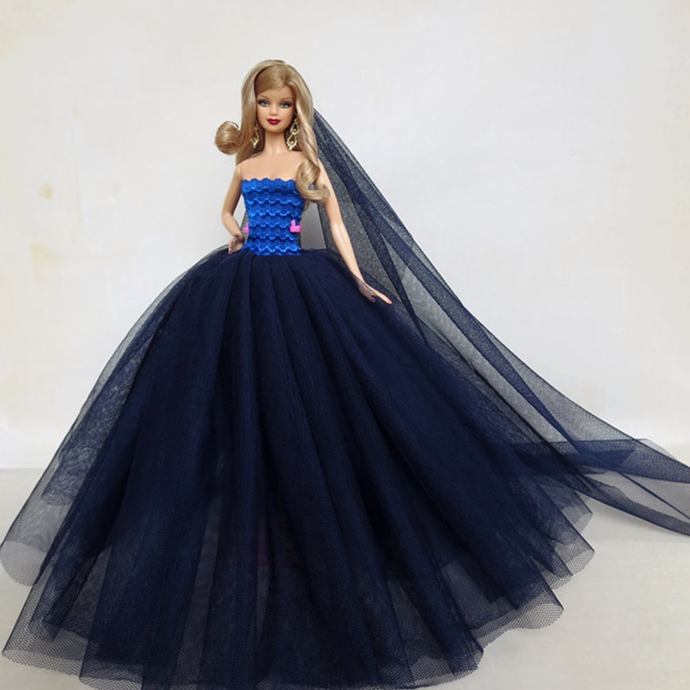 Barbie doll long gown hotsell