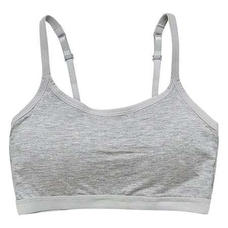 Sngxgn Workout Sports Bras Women Removable Backless Strappy Light Support Gym Fitness Yoga Crop Bra(Grey M)