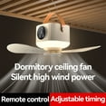thumbnail image 3 of YongCo USB Rechargeable Remote Ceiling Fan With 3600mAh/7200mAh Battery and Light Hanging Fan For Camping Dorms And Bedrooms, 3 of 19