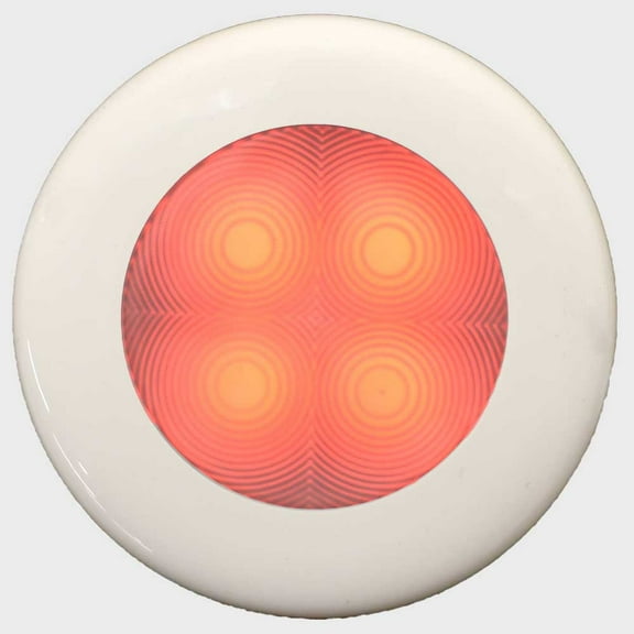 Hella Boat LED Courtesy Light 2XT 980 507-241 | 12V Red 2 Inch