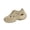 Coffee, variant on Women&Men's Hollow Out Wedge Sandals Non-Slip Breathable Lace-Up Sneakers Casual Summer Closed Toe Thick Bottoms Sport Shoes White