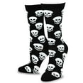 thumbnail image 4 of TeeHee Halloween Kids Cotton Fun Crew Socks 4-Pair Pack (12-24 Months, Skull Stripe), 4 of 6