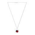 thumbnail image 5 of Collar Zvezda Rivoli color Scarlet plata .925 Zvezda ZCO-RIV14-SCA, 5 of 5