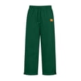 thumbnail image 4 of Iyufng Mens Straight Leg Sweatpants Drawstring Elastic Waist Small Tag Side Slit Hem Loose Casual Trousers, 4 of 6