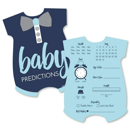 Baby Boy Baby Prediction Cards Blue Baby Shower Game Set Of 20