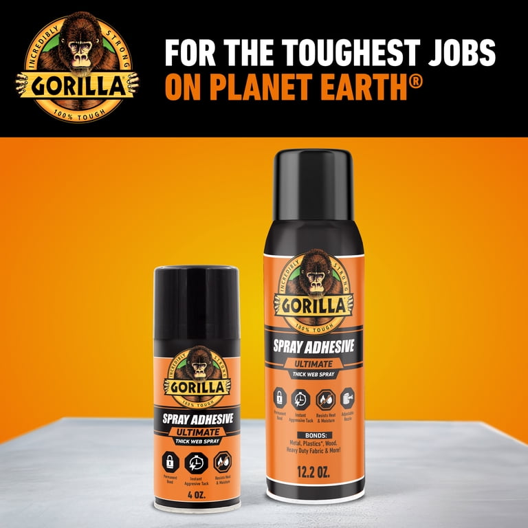 Gorilla Glue, HD Contact Adhesive Spray, 2 pack, 12.2oz can