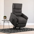 thumbnail image 3 of Primo Elise Power Lift Recliner Chair – 29-inch Wide, Espresso Upholstered, Wired Remote Control, Adjustable Recline–Compact Mobility Seating for Home, 3 of 9