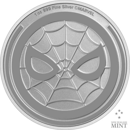2023 New Zealand Mint Marvel Spiderman 1 oz Silver Coin in Capsule