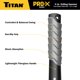 thumbnail image 5 of Martillo perforador Titan Pro-X 63013 1,36 kg x 30 cm, 5 of 8