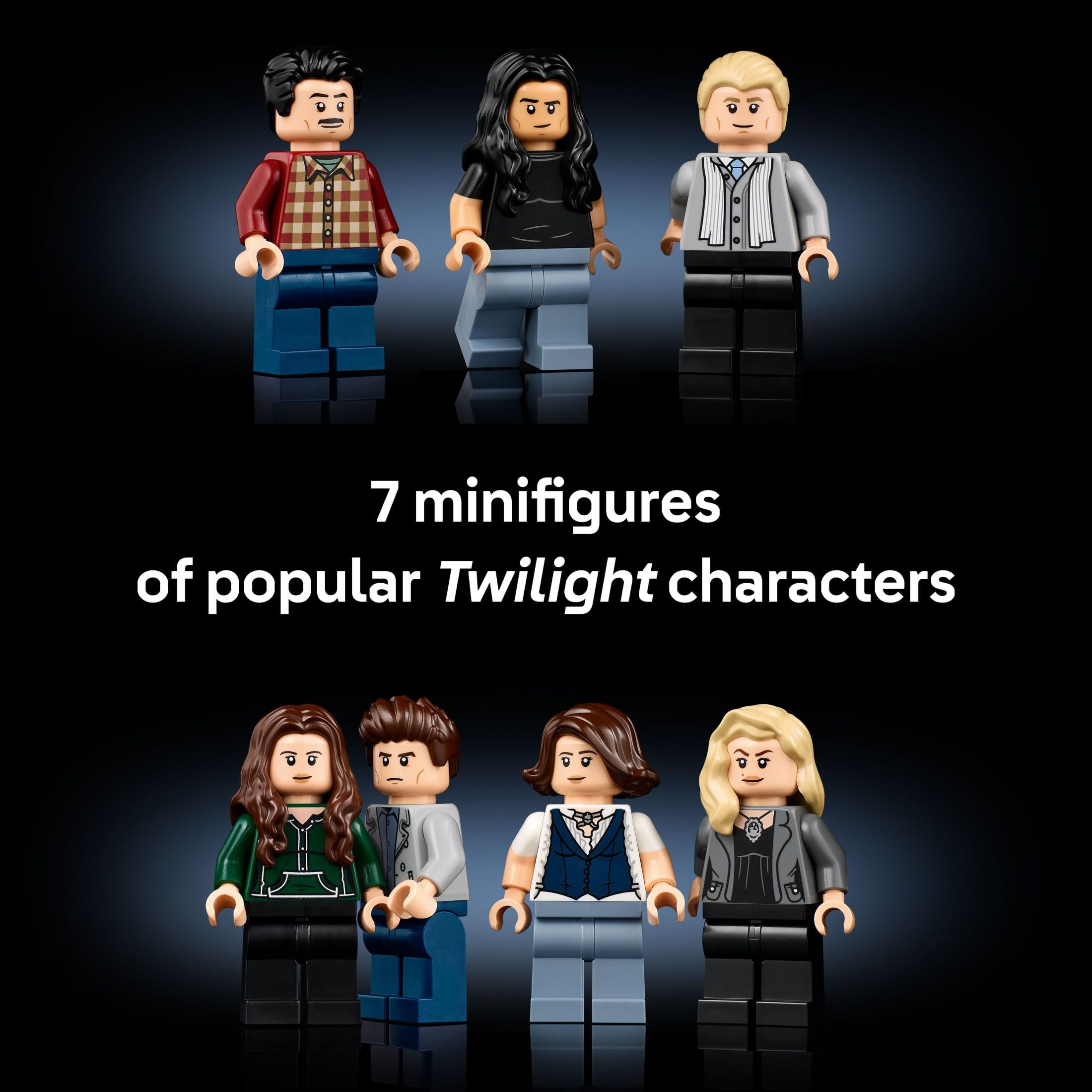 LEGO Ideas Twilight The Cullen House - Collectible Set for Adults 18+ - DIY Fantasy Craft for Book Lovers - Edward, Bella, Jacob + 4 More Minifigures - Gift Idea for Fans of the Movies - 21354