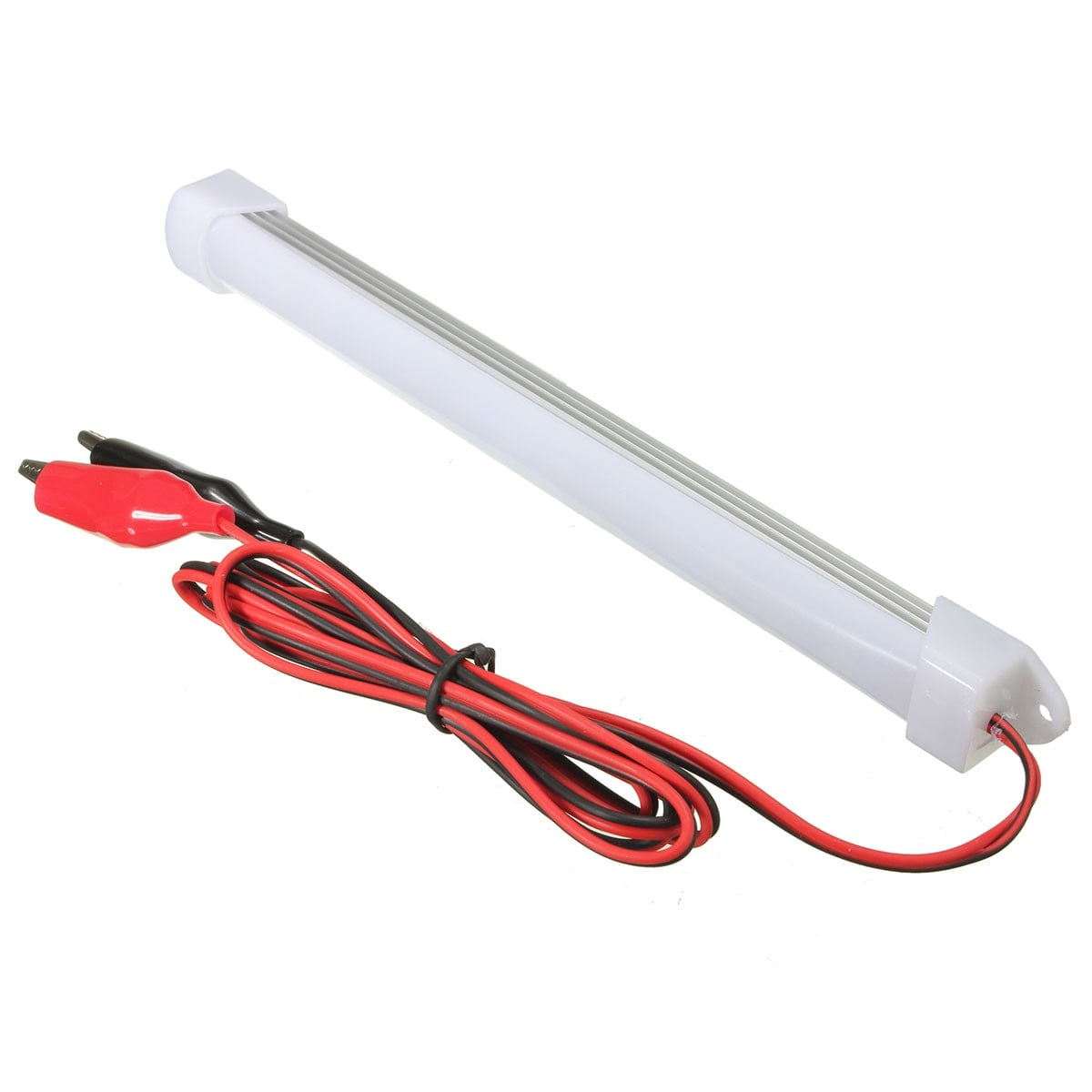 SUNWAN 12V 5W 15 LEDs White Lighting Bar Lamp for Car Van Caravan Boat Motorhome Kitchen Bathroom Car Interior Light Strip 2pcs