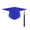 ZA-Blue, variant on Boys Girls Fashion Shiny Kindergarten Preschool Graduation Caps For Kids High School College For Adults With Tassel Size M,BU1
