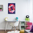 thumbnail image 4 of Stupell Industries Eclectic Floral Bloom Letter S Canvas Art, 20 x 30, by Hannah Byatt, 4 of 8