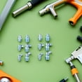 thumbnail image 4 of TABLZONE 100Pcs Angled and Straight Grease Fitting Assembly Blue Zinc Plated for Efficient Machine Lubrication, 4 of 6
