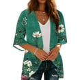 thumbnail image 4 of Neewe Women's Kimono Swimsuit Coverups Summer Beach Casual Loose Cardigans for Swimwear, 4 of 7