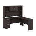 thumbnail image 1 of Bureau en L 65L avec huche Logan de Bestar, érable graphite, 1 of 4