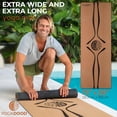 thumbnail image 2 of Cork Yoga Mat Thick 4mm - Natural Yoga Mat Non Toxic (72"x26") - Moisture-Activated Grip for Men's Practice, 2 of 6