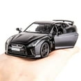 thumbnail image 5 of Bdtctk 1/36 Escala Gtr R35 Supercar Modelo Juguete Aleación De Zinc Diecast Pull Back Vehículos Juguetes Para Niños Para 4 5 6 Años Niño Niña Regalo (Negro), 5 of 5