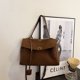 thumbnail image 3 of Bolso de viaje de gran capacidad para el trabajo, moderno y versátil, nuevo bolso de mano tipo mensajero estilo retro esmerilado estilo casual de 2025., 3 of 5