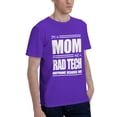 thumbnail image 2 of I'M A Mom And A Rad Tech Nothing Scares Me T-Shirt-Mother'S Day Gift Men'S Basic Short Sleeve T-Shirt Purple 5x-Large, 2 of 5