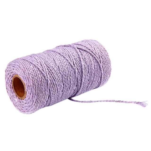 Winter Blanket Blanket With Sleeves 100M Long/100Yard Pure Cotton Twisted Cord Rope Crafts Macrame Artisan String