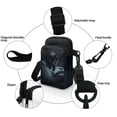 thumbnail image 5 of HELLHERO Black Cat Pattern Shoulder Purse Adjustable Strap Polyester Men, Women 4.33x1.97x7.09 for Outdoor Daily Use, 5 of 7