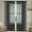 Black, variant on 1pc Romantic Lace Sheer Curtain, Flower Lace Window Curtains for Living Room Bedroom Home Decor, Window Screening Rod Pocket