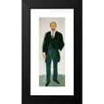 thumbnail image 2 of Richard Gerstl 12x24 Black Modern Framed Museum Art Print Titled - Professor Ernst Ten (1907), 2 of 5