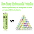 thumbnail image 3 of Pilas AA recargables Lombaour 1.2 V 400 mAh Ni-MH (paquete de 12), 3 of 8