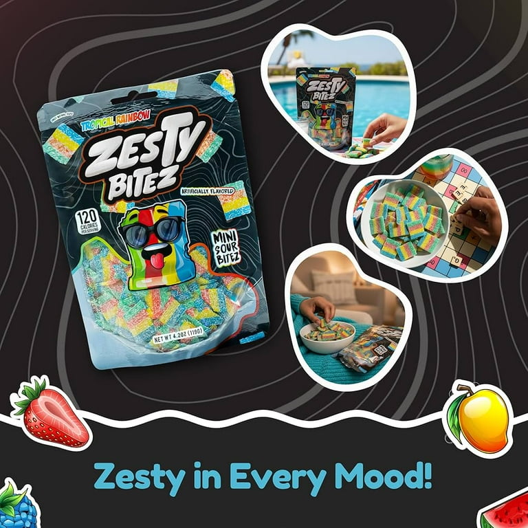 Zesty Bitez Tropical Rainbow - Walmart.com