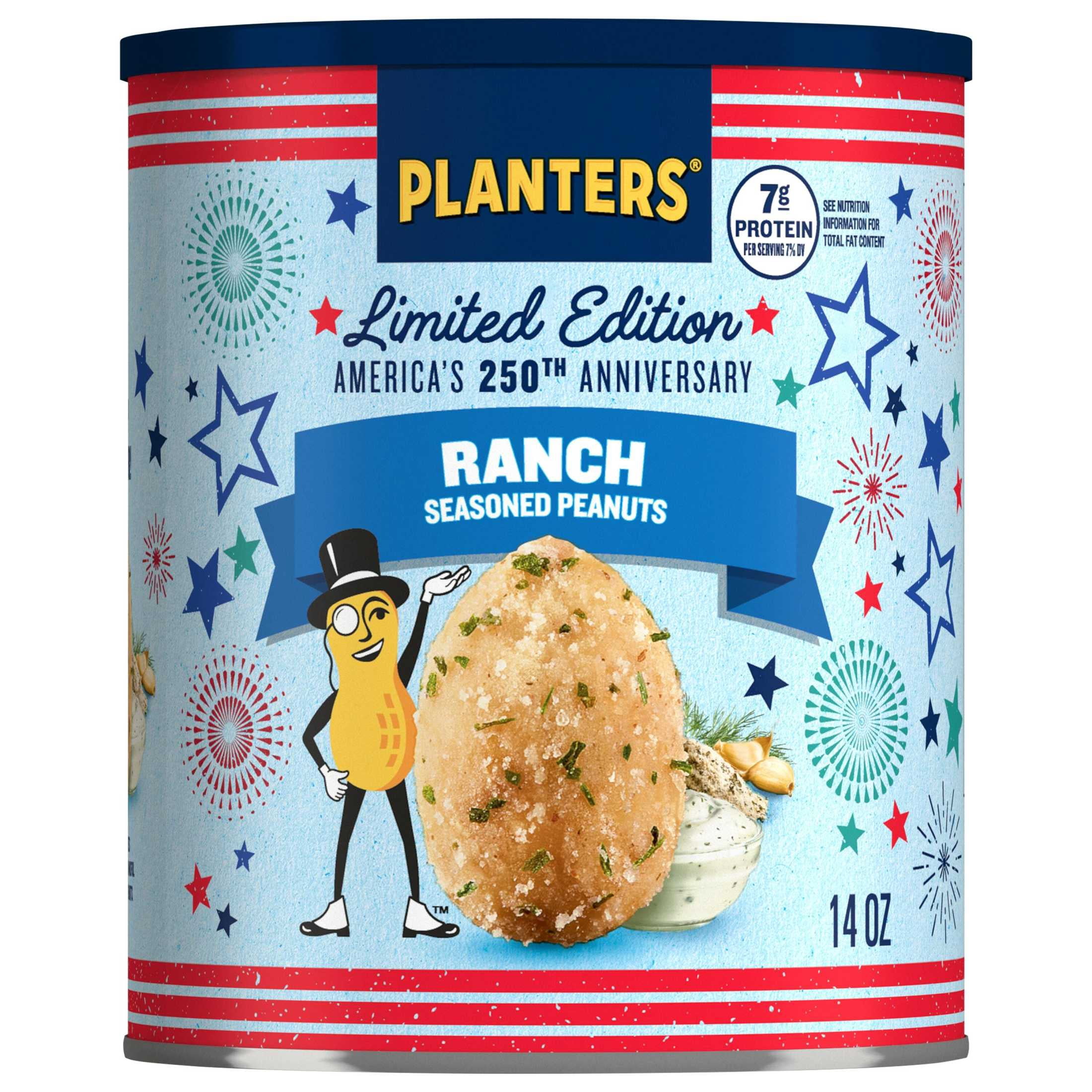 (3 pack) PLANTERS 14oz Ranch Peanuts