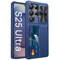 thumbnail image 1 of Funda Vihibii para Samsung Galaxy S25 Ultra con tarjetero, color azul, 1 of 7