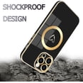thumbnail image 4 of Magnetic Case for iPhone 14 Pro Max Phone Case for Women, Cute Love Heart Soft Magsafe Case, Raised Full Camera Lens Protection for iPhone 14 Pro Max Phone Case Magsafe (6.7")- Black, 4 of 15